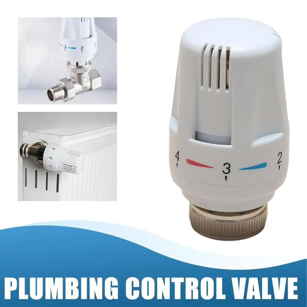 Radiator Thermostatic Control Valve Adjustable Floor Heating Temperature Control Thermostat Valve M30*1.5