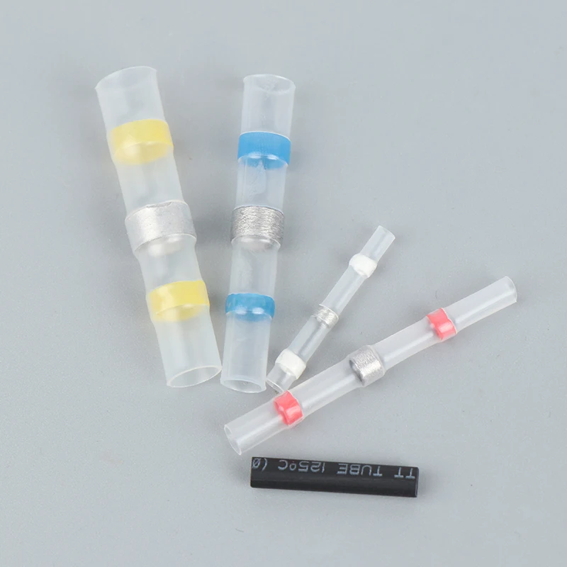 300 PCS Conectores de fio de solda à prova d'água e conectores de crimpagem de extremidade termo retrátil