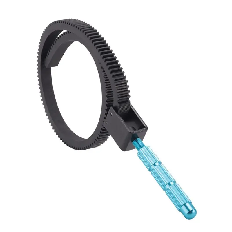 M51K-4X Focus Ring,Zoom Ring Zoom Gear Focus With Aluminum Alloy Handle Compatible For Digital SLR Camera