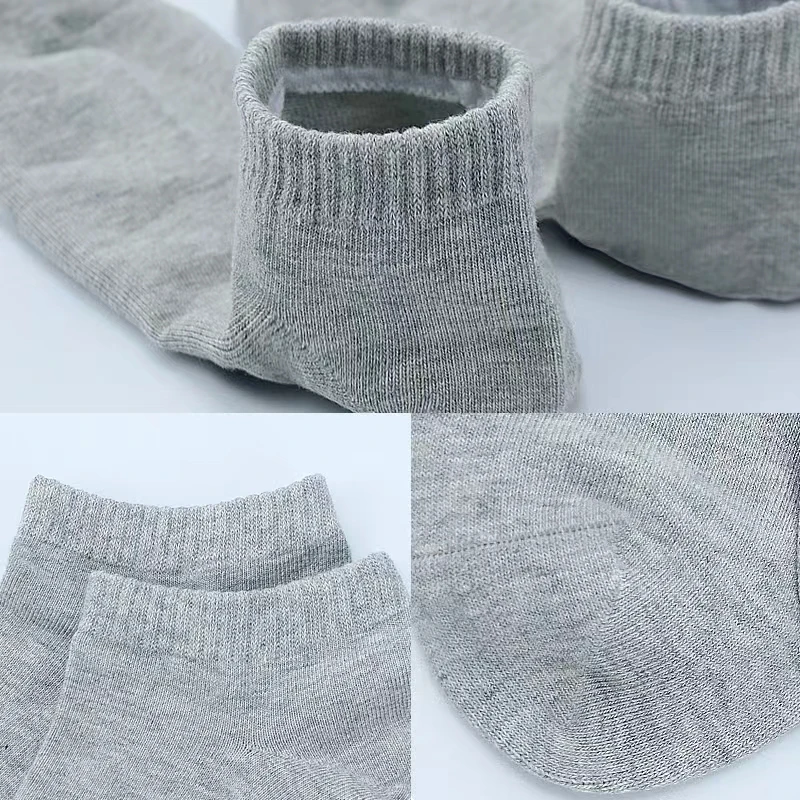 60PCS=30Pairs Large Size 42-48 Low Cut Men‘s Socks Cotton Summer Ankle Socks Short Casual Breathable Businees Socks Male Gifts