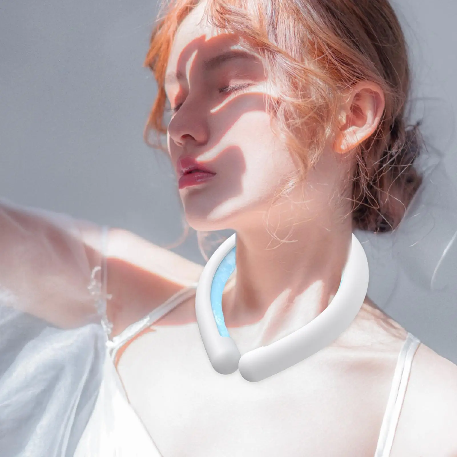 Reusable Neck Coolers Necks Cooling Rings For Extreme Heat Wearable Cooling Neck Wraps Neck Coolings Tube Hands-Free Neck Cooler