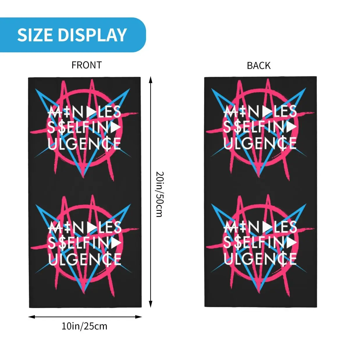 مخصص Msi Mindless الذاتي الاستمالة باندانا الشتاء الرقبة أدفأ الرجال يندبروف التفاف الوجه وشاح للمشي الكهربائية الجراب عقال #2