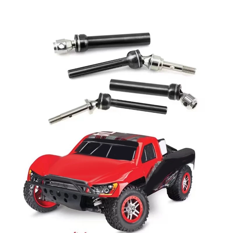 4-częściowy stalowy przedni/tylny wał napędowy CVD części zamienne akcesoria do samochodów RC Traxxas 1/10 Mini E-Revo Summit SLASH 4WD,R126