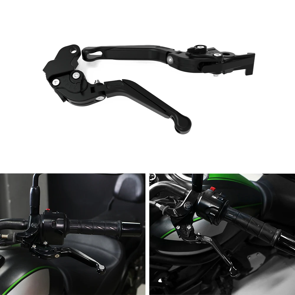 For Kawasaki Z750 Z 750 2007-2012 Z800 2013 2014 2015 2016 Motorcycle CNC Brake Clutch Levers Foldable Adjustable Extendable