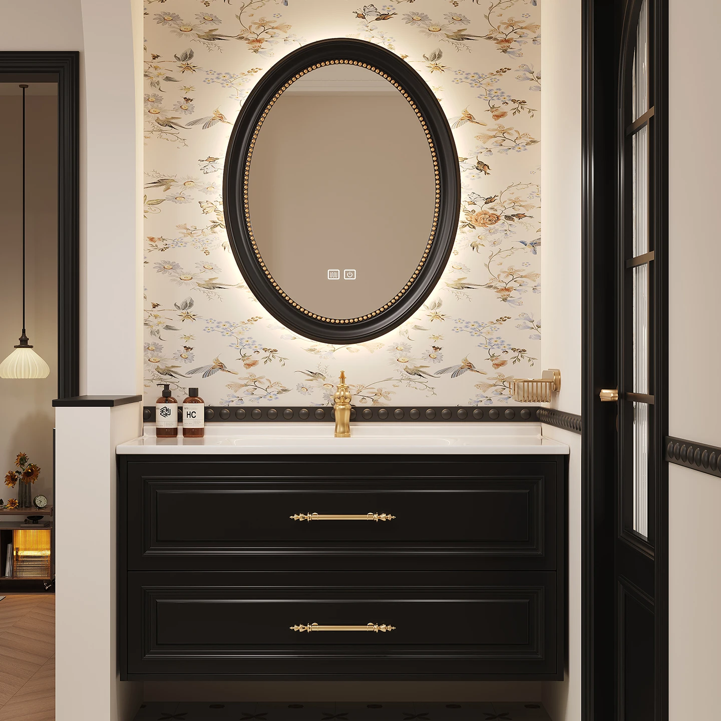 

Display Partitions Cupboard Organizer Mirror Desgin Storage Modern Cabinet Mirror Bathroom Sink Archivadores Salon Furniture