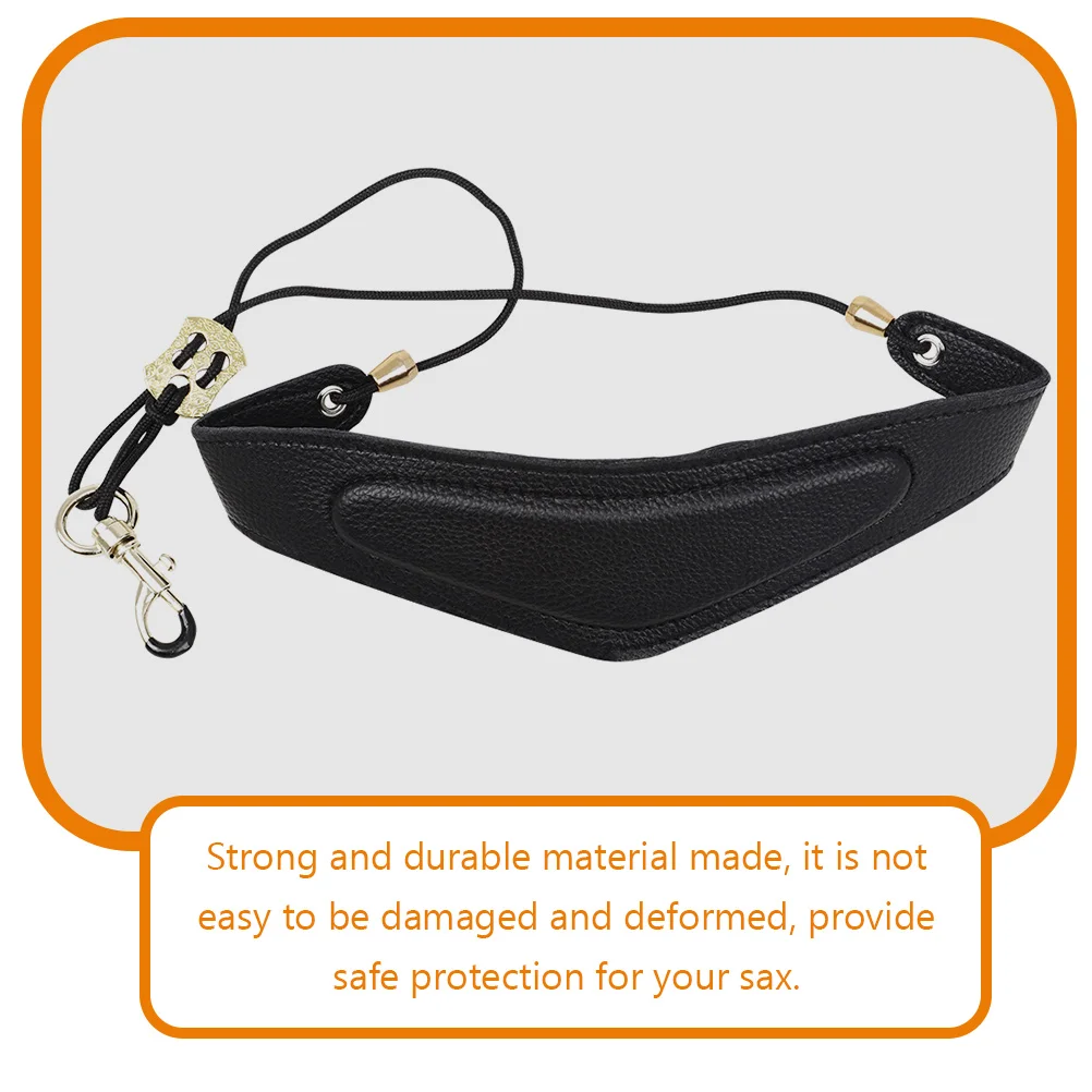 

Adjustable Saxophone Neck Replacement Strap For Sax Alto Tenor Soprano Durable Strap For Outdoor Use Saxophone Parts