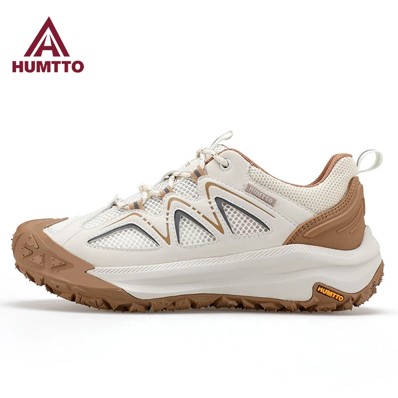 humtto Outdoor hiking shoes men anti slip trekking off-road mountain climbing breathable casual shock-absorbing sports sneakers