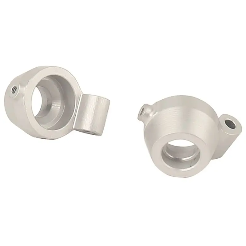 

2Pcs Metal Rear Hub Carrier Rear Cup for MN68 MN 68 1/16 RC Car Upgrade Parts Accessories,Silver