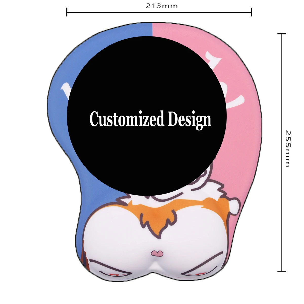 Viviration DIY Mousepad Wrist Rest Gaming Accessories Silicone EVA Mat Desk Pads Gabinete Gaming Para Mouse 3D Sexy Pad Carpet