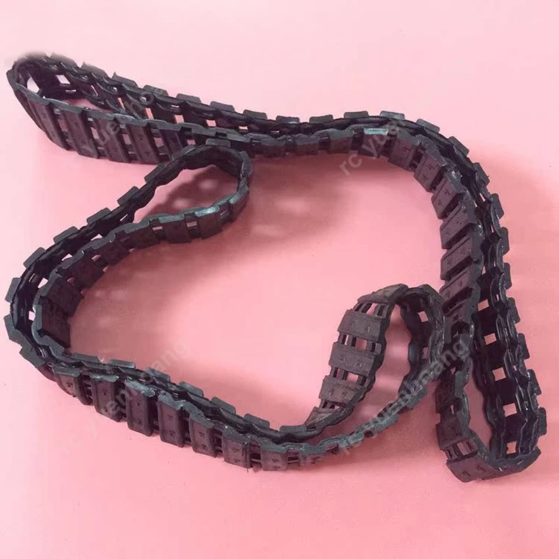 4PCS 2.2cm Width Tank Model Track Parts 21cm Length Replacement Treads DIY Handmade Parts for RC 4WD Vehicle/Robot Assembly