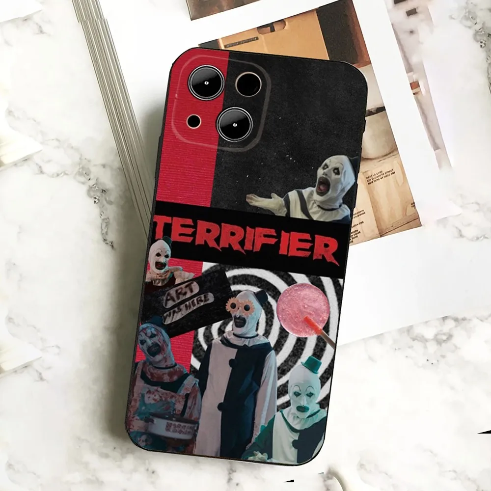 Movie T-Terrifier 2 3 H-Horror Clown   Phone Case  For IPHONE 15,13,14,12,Mini ,11, Xr, X ,Xs Pro Max 8, 7 Plus Back Cover