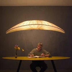 Minimalist Cloth Led Pendant Lights Designer Sailboat Ceiling Hanging Lamps Living Room Bedroom Decor Luxury Lighting Lamps