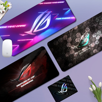 ASUS ROG Republic Of Gamers Logo 80x30cm XL Lockedge Thickened Mouse Pad Oversized Notebook Table Mat For PC Computer Table