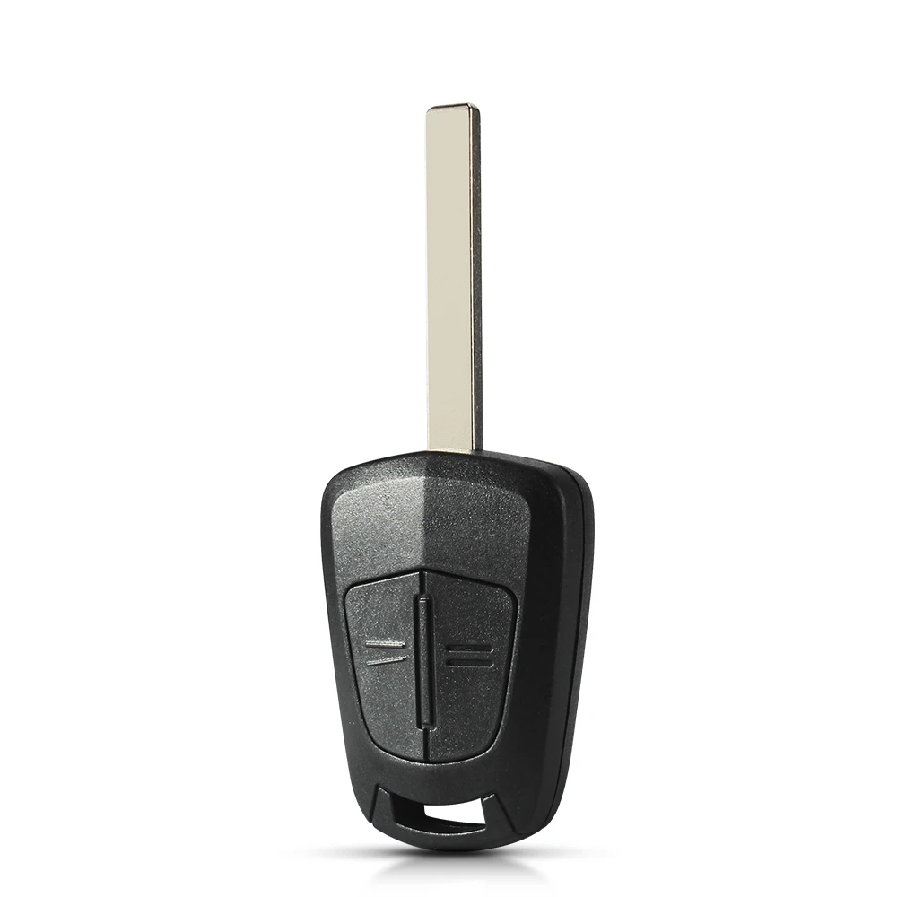 KEYYOU-carcasa de repuesto para llave de coche, 2 botones, Fob, para Opel Corsa, Astra H, Corsa D, Zafira B, Meriva