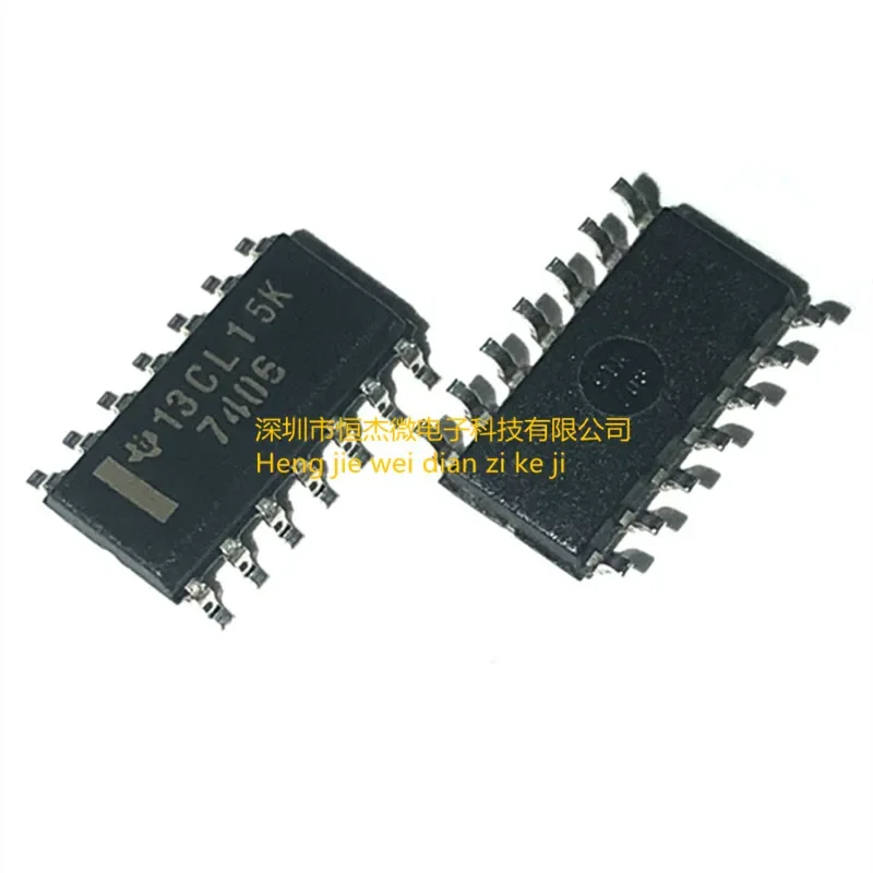 5PCS/ New imported original SN7406DR silkscreen 7406 logic six-inverter buffer patch SOP14