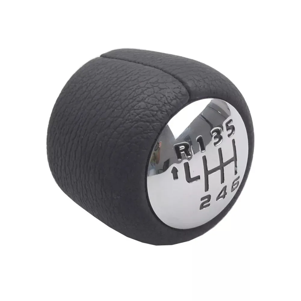 

Car Interior Knob As Shown In The Figure 6 Speed Shift Knob ABS And Leather Material Direct Replacement Knob Auto Accessories
