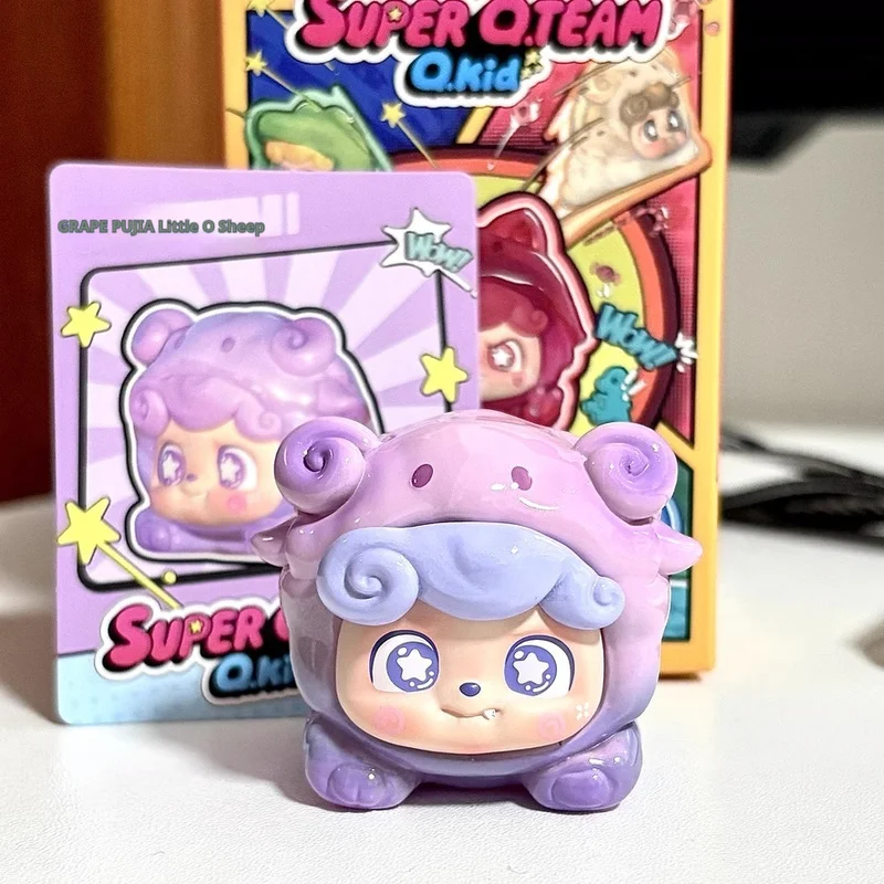 Jotoys Q.Kid Super Q.Team Mini Series Blind Box - Surprise Cute Handmade Ornaments Lovely Gift Trendy Collectible Toys