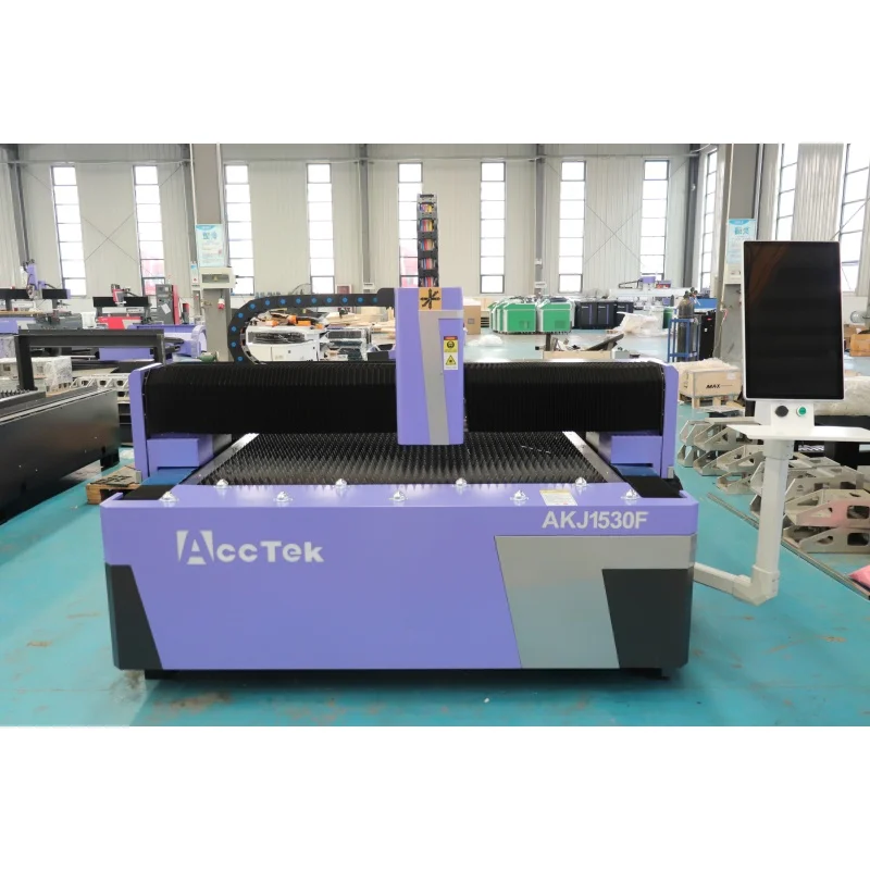 Laser 1000W 2000W 3000W 4kw 3015 Fiber Laser Cutting Machine For Metal Steel Plate