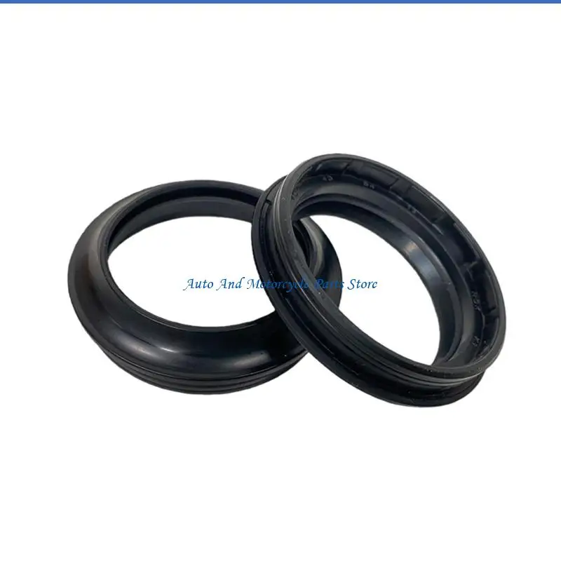 P9FD Motorcycle Front Fork Seal Set consistent With Many Models Strong NBR Rubber Construction