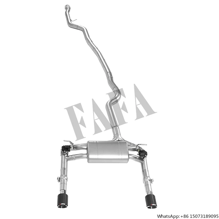 For  G20 M340i Exhaust System Mid-tail High-performance Catback Exhaust Pipe Electric Valve Exhaust Muffler