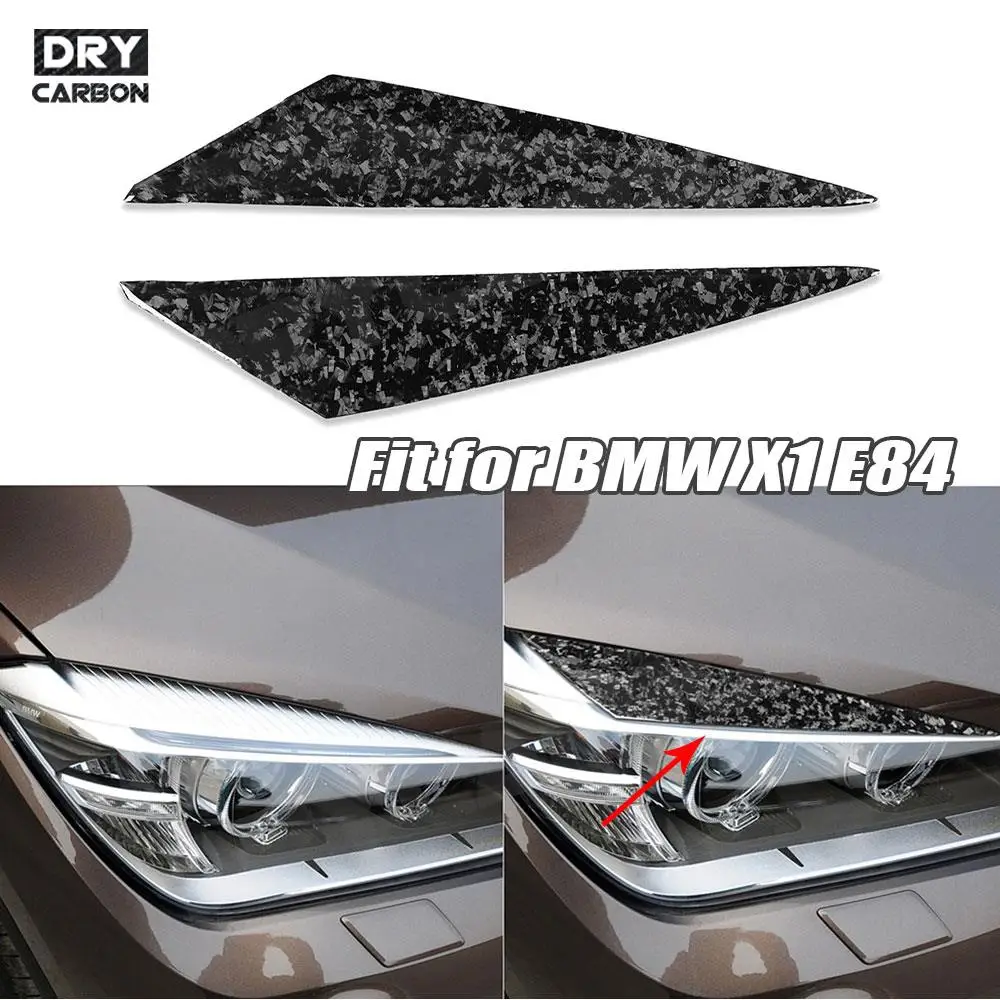 Carbon Fiber Front Bumper Lip Splitters Eyebrow for BMW X1 E84 2009 2010 2011 2012 2013 2014