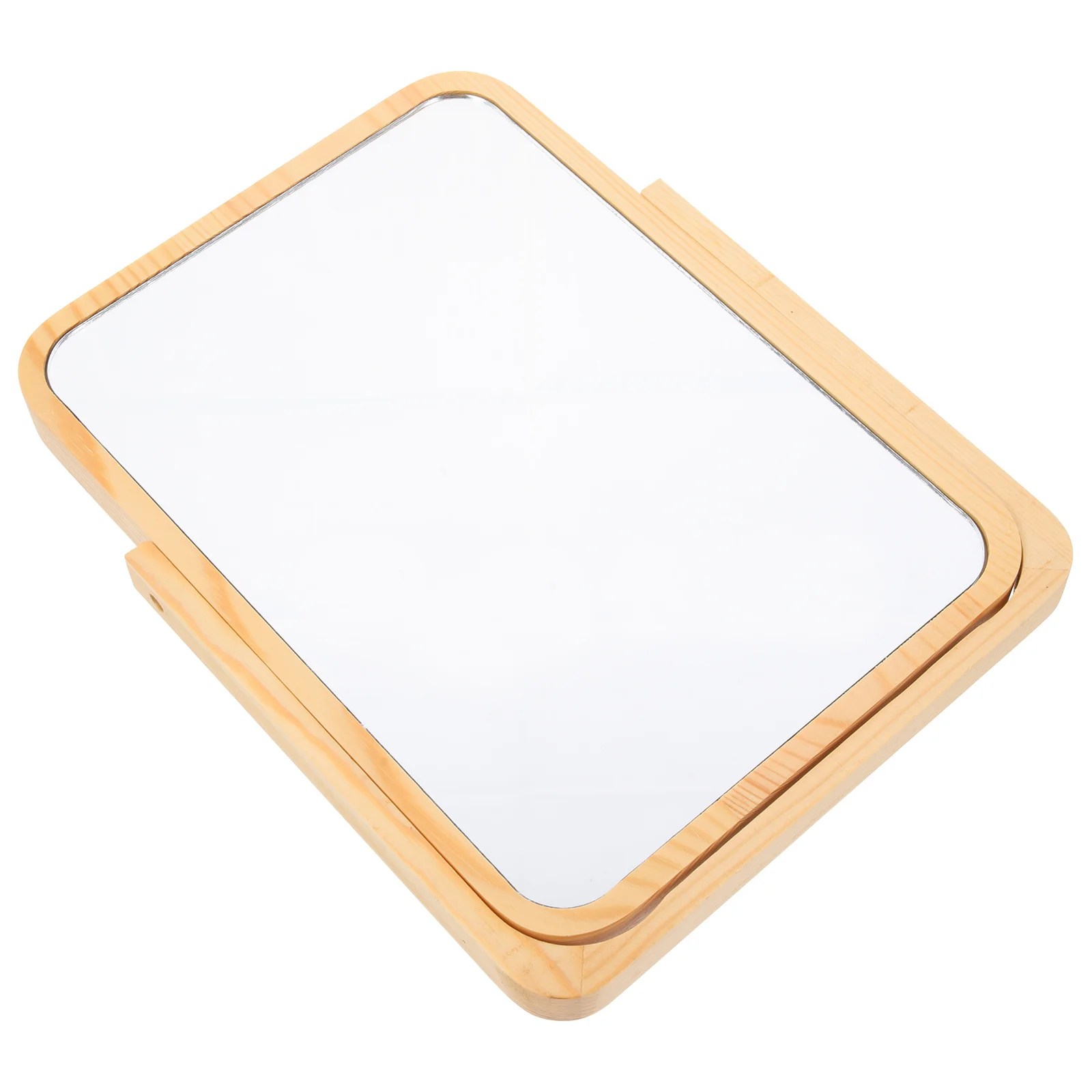 Desk Table Rotation Vanity Mirror Desktop Makeup Mirror Polished High Definition Surface Compact Durable Design