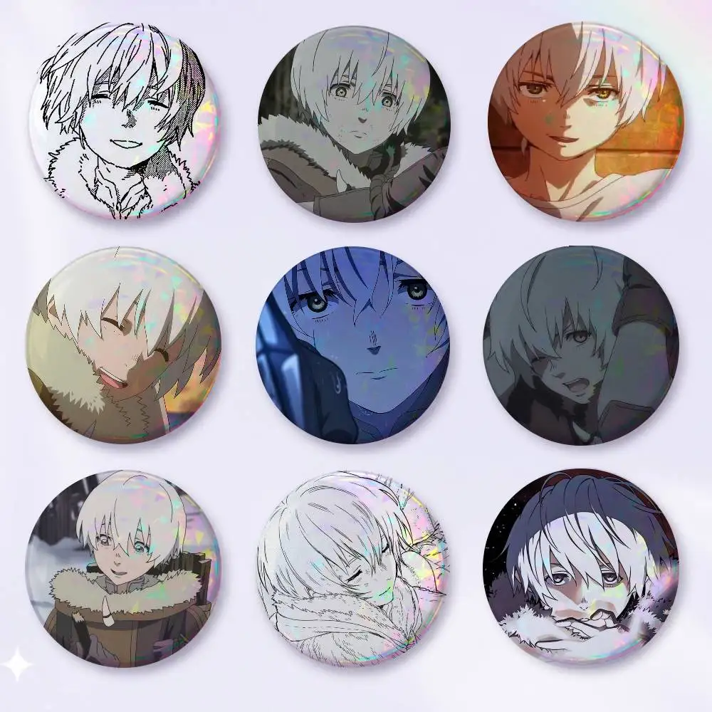 A-Anime T-To Y-Your Eternity 75x75 25x25 Mm Cartoon Round Brooches On Backpack Shirt Accessories Jewelry Badge Gift For Friends