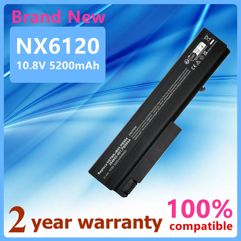 Laptop Battery For HP NC6105 NC6110 NC6115 NC6120 NC6200 NC6220 NC6230 NC6400 NC6320 NX5100 NX6105 NX6110 NX6115 NX6120 NX6125