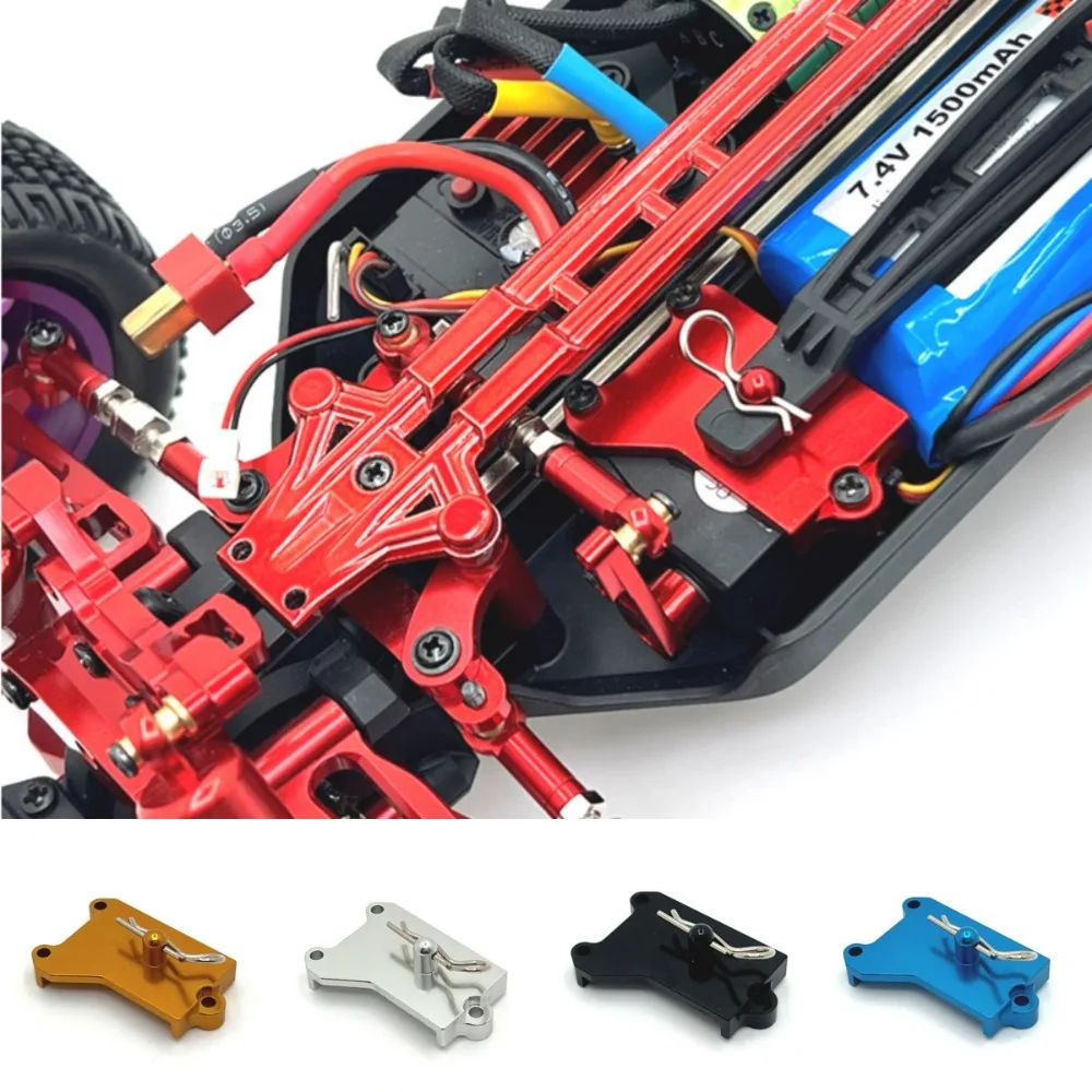 PSY 1/16 Servo Mount Durevole RC Accessori Supporto per piastra batteria in lega di alluminio per 16101 16102 16103 16104 16106 16201