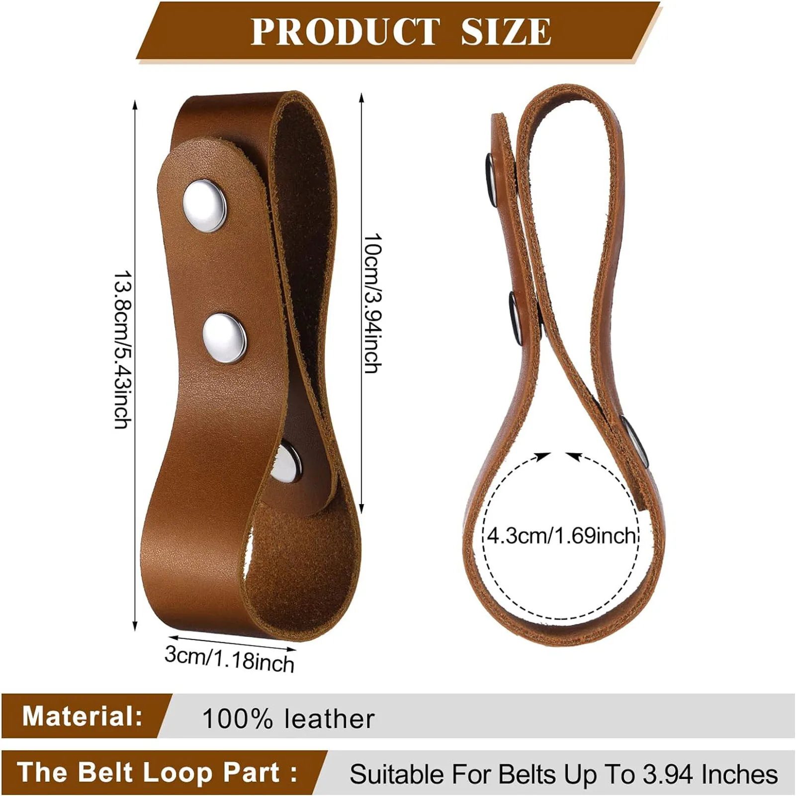 Funda de cuero para látigo de montar a caballo, soporte de látigo suave, Simple de usar, cinturón