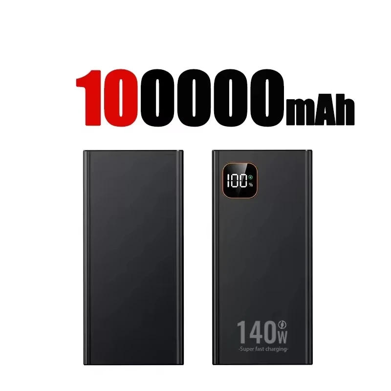 Ultra-Kapazitäts-Powerbank 2027 140W 500000mAh Superschnelles Laden CCC Tragbares Ladegerät für iPhone Samsung