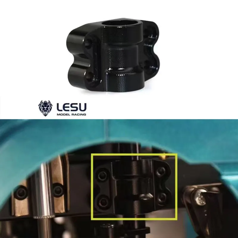 

LESU 1/14 Metal Steering Holder Spare Part for 1/14 Tamiyaya RC Tractors Trucks Model Remote Control Toys Car Th02514-SMT3