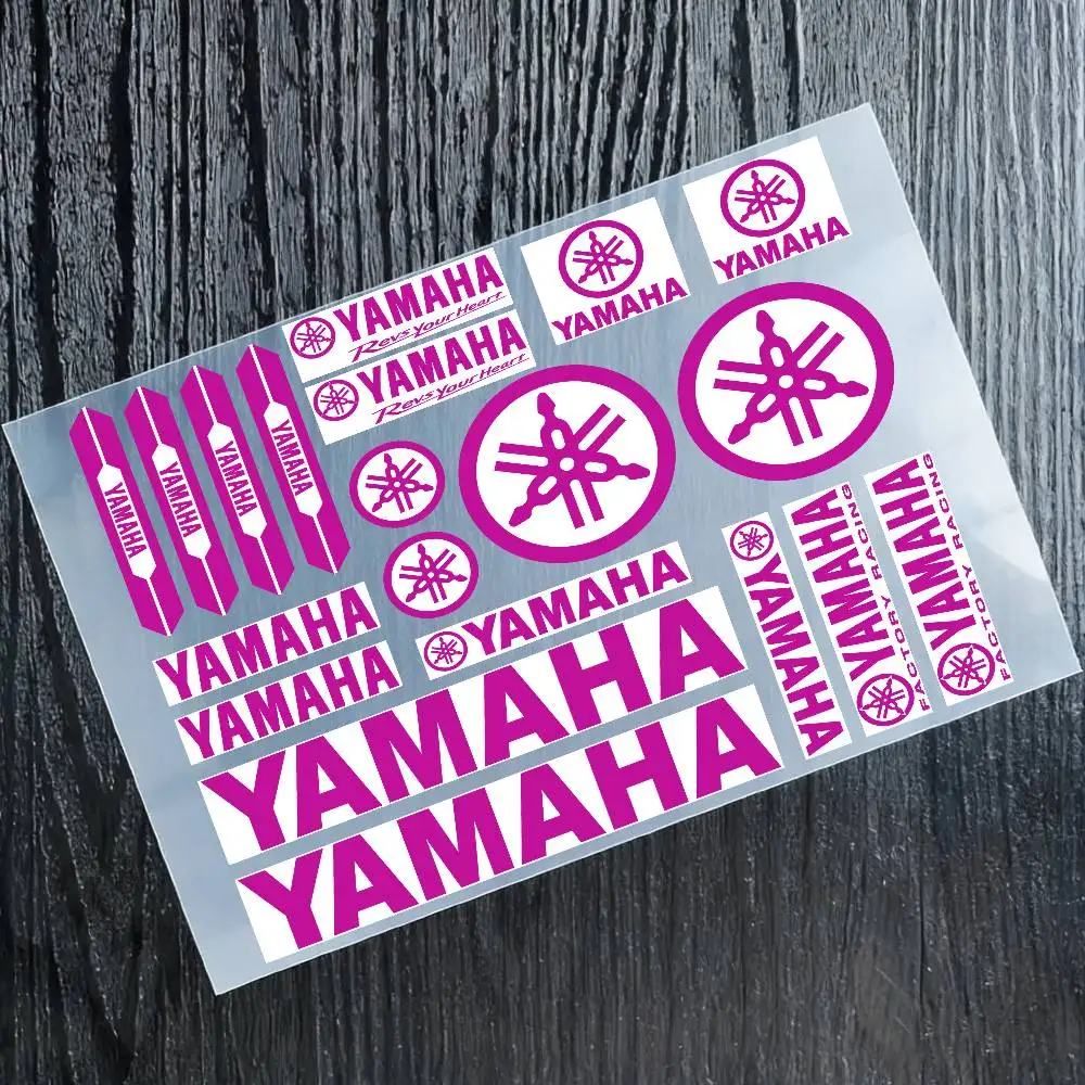 

Наклейки для мотоциклов YAMAHA, предупреждающие о безопасности в темноте, светоотражающие наклейки 3M для шлемов скутеров