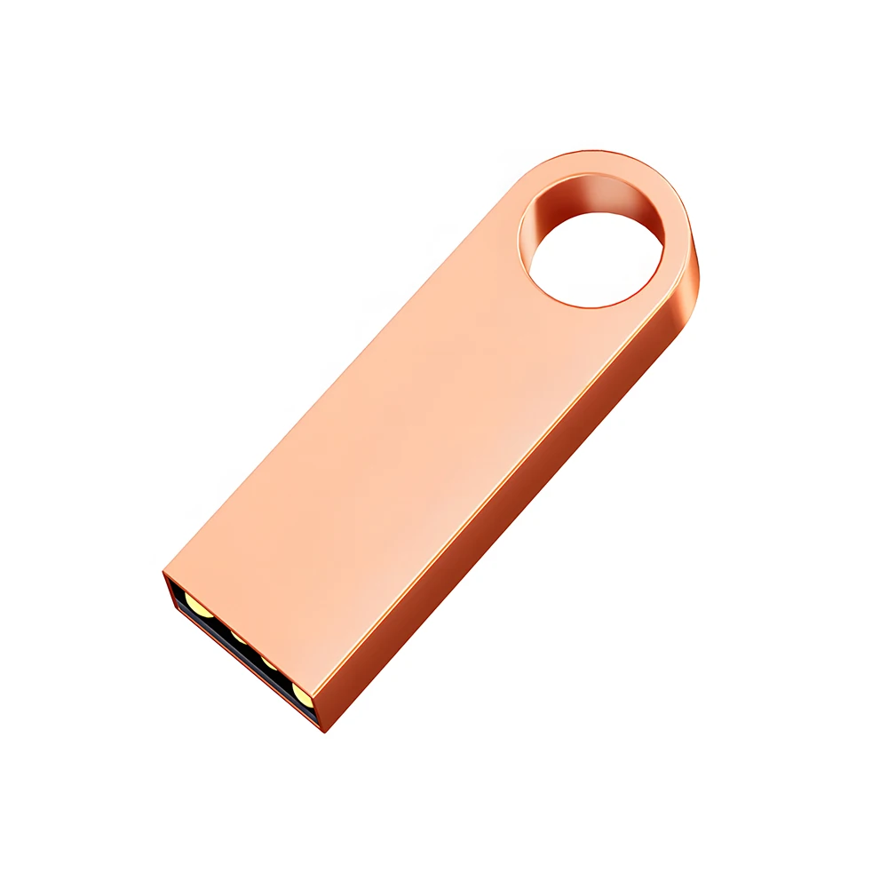 Waterproof USB Flash Drive - Keychain Hole, High Capacity, Lightweight, Compact & Durable, Sleek Metal Thumb Drive