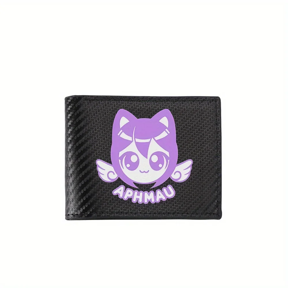 Cat Face Wings Text Design Men's Wallets Simple Business Modern Stylish Printing Design Gifts For Father Boyfriend Christmas Lov