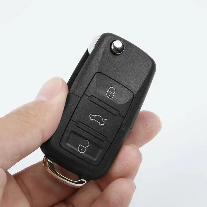 For VW VOLKSWAGEN Jetta Tiguan Golf Mk6 Caddy Eos Skoda Toledo Bora Sagitar Polo Passat Beetle Flip Remote Key Shell