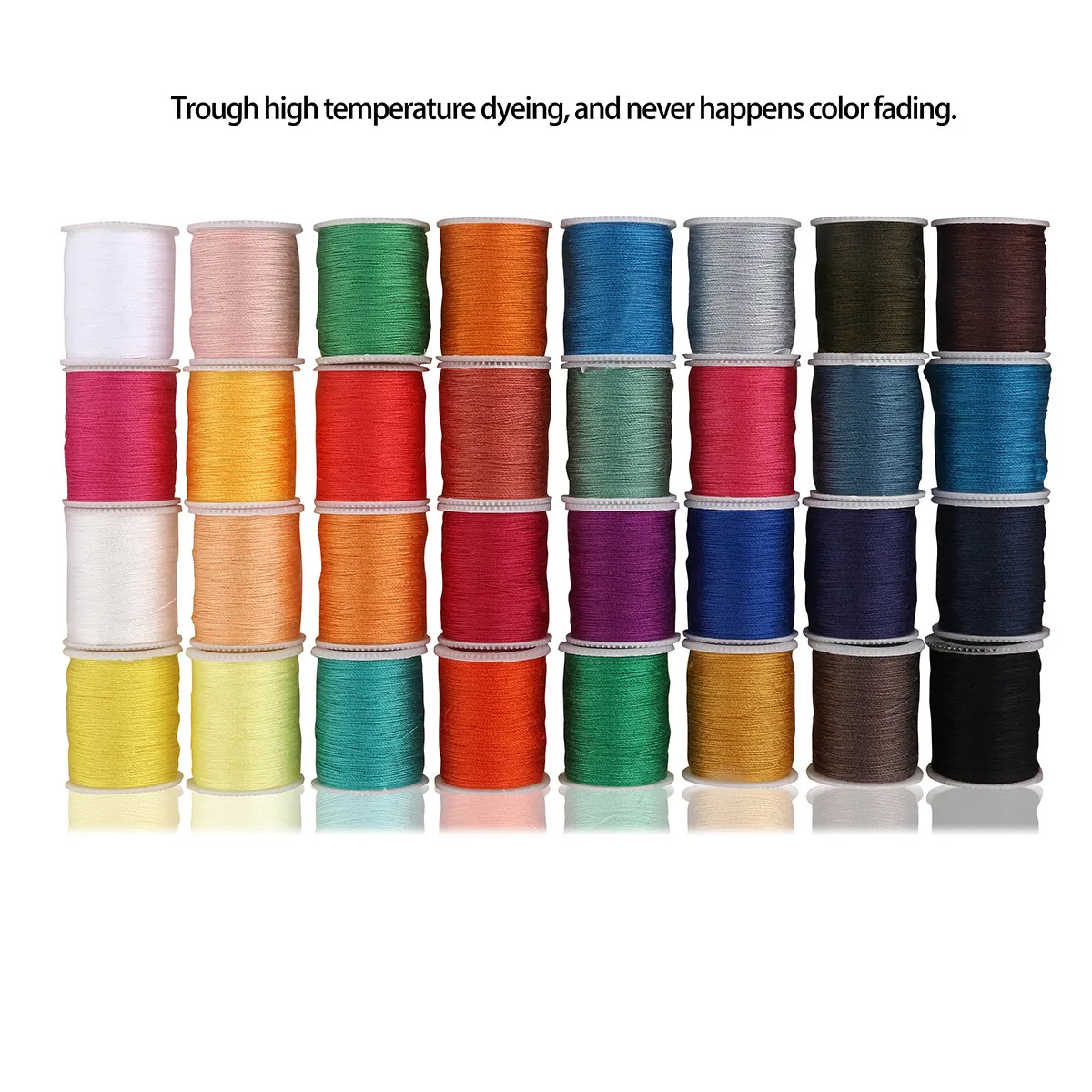 Sewing tool set for home users to keep sewing tools organized with 100pcs plastic, metal & cotton thread accessories