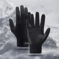 Kyncilor Autumn and Winter Cycling All Finger Waterproof Touch Screen Warm Gloves for Men and Women Mountaineering Gloves