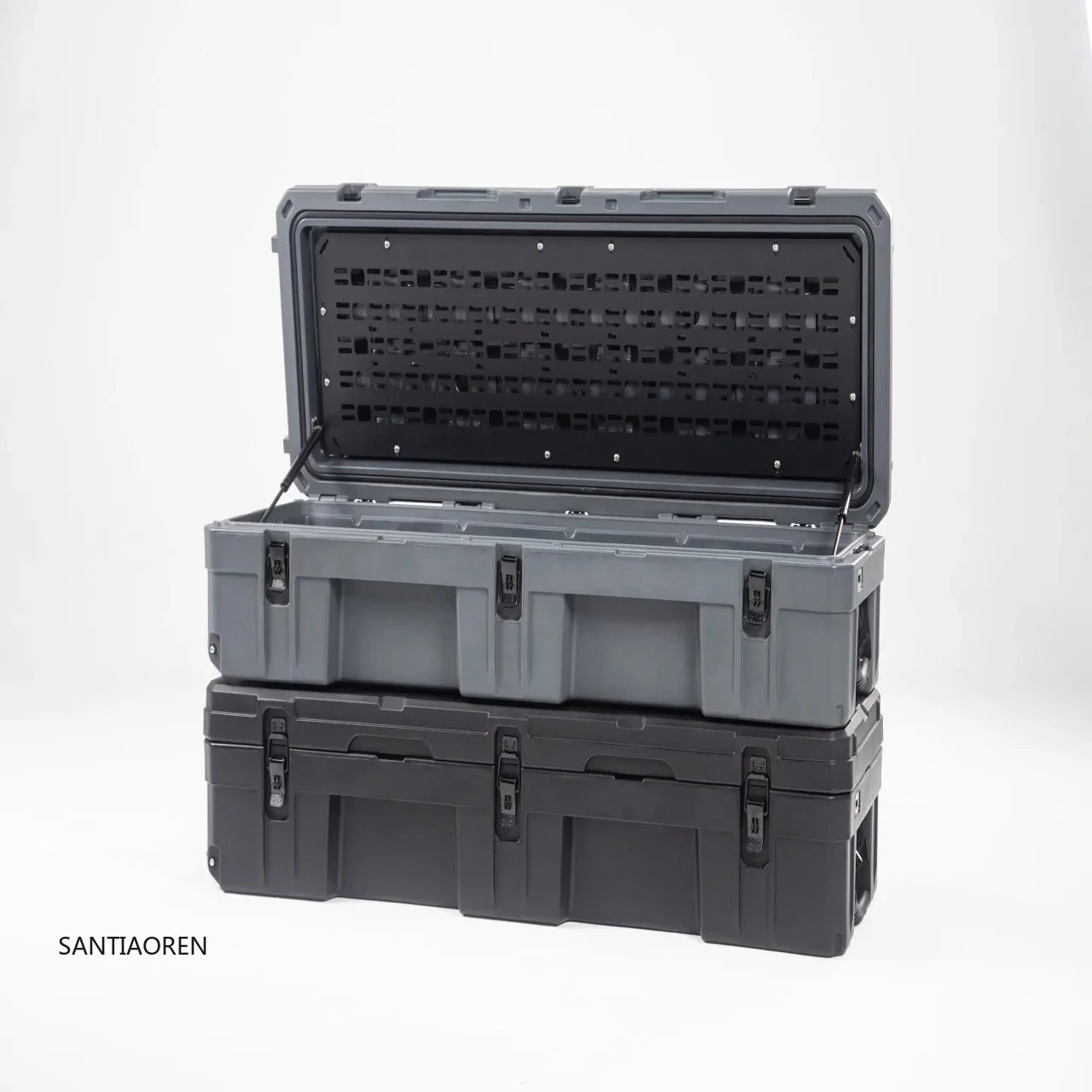 

128L Anti-theft Lock Polyester Roof Toolbox Multi-color Heavy-duty Storage Box