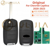 JULIJIA PN:23611464 Original For 2020-2023 Chevrolet Captiva Flip Remote Key 433.92MHz ASK With 47 PCF7961X Chip 3 Buttons