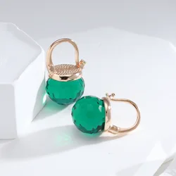 Sparkling Crystal Ball Drop Earrings for Women Unique Design Fashionable Look Fashion Jewelry Perfect for Prom and Formal Events