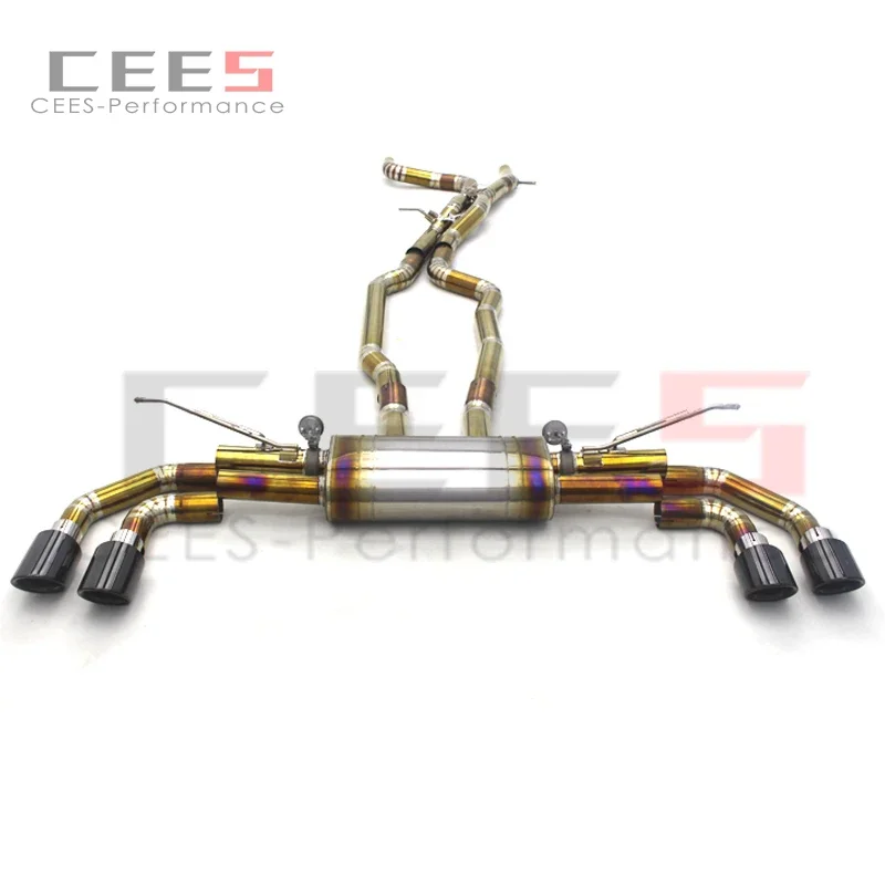 

CEES Performance Titanium Полный комплект выхлопной системы Valvetronic Catback для Porsche Cayenne 957 3.6/4.8T 2006-2010 Выхлопная труба