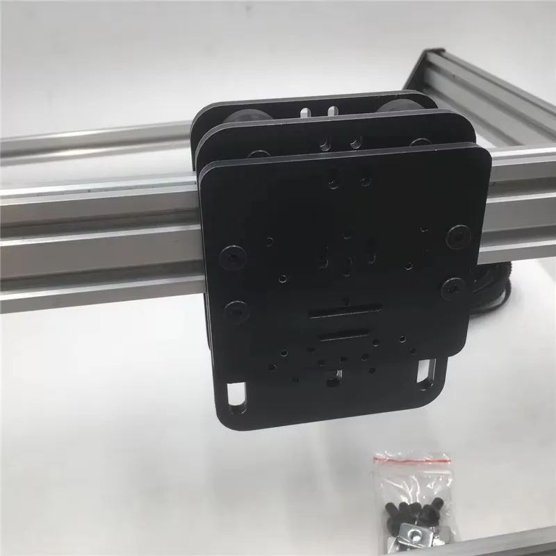 OpenBuilds ACRO Acrylic Plate Kit 11Pcs High Gloss Black Smooth CNC Laser Cutter Engraver Machine Parts for ACRO System CNC