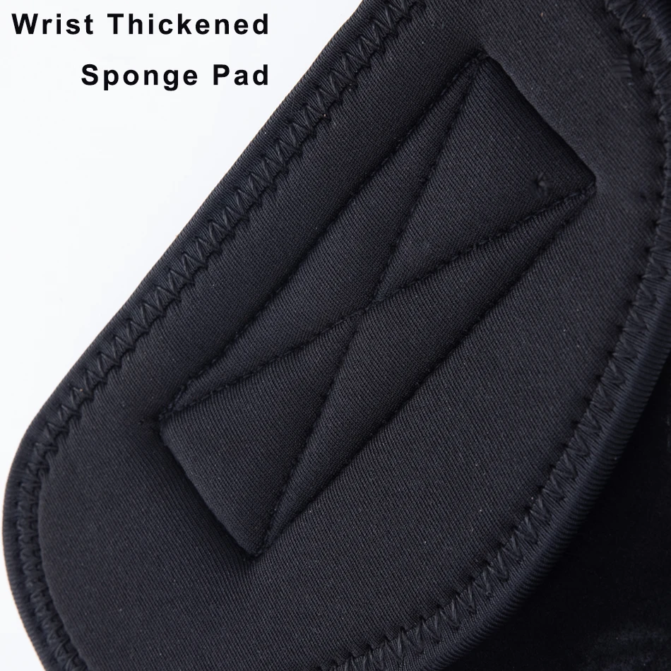 WOSWEIR Heavy Duty Leather Wrist Straps Deadlift Bodybuilding Exercise Barbell Weight Lifting Alternative Power Hooks Support image 6