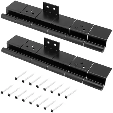 

Комплект из 2 черных дверных петель для автодомов - 6-створчатый комплект петель для дверей прицепов, замена для 198295