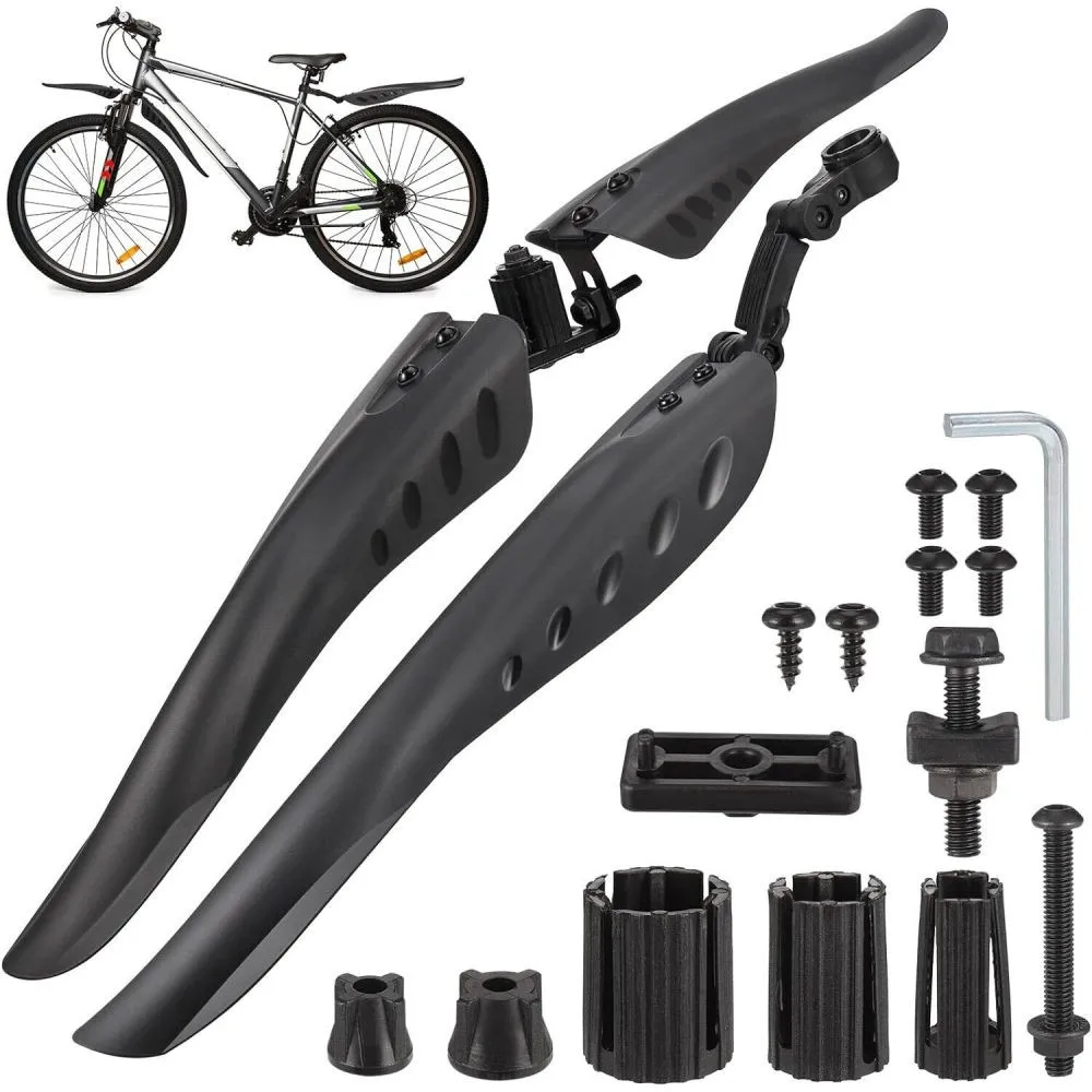 Fahrradkotflügel Mountainbike Kotflügel Schnellspanner für 24 / 26 / 27,5 / 28 Zoll MTB Radfahren Schutz Fahrradzubehör
