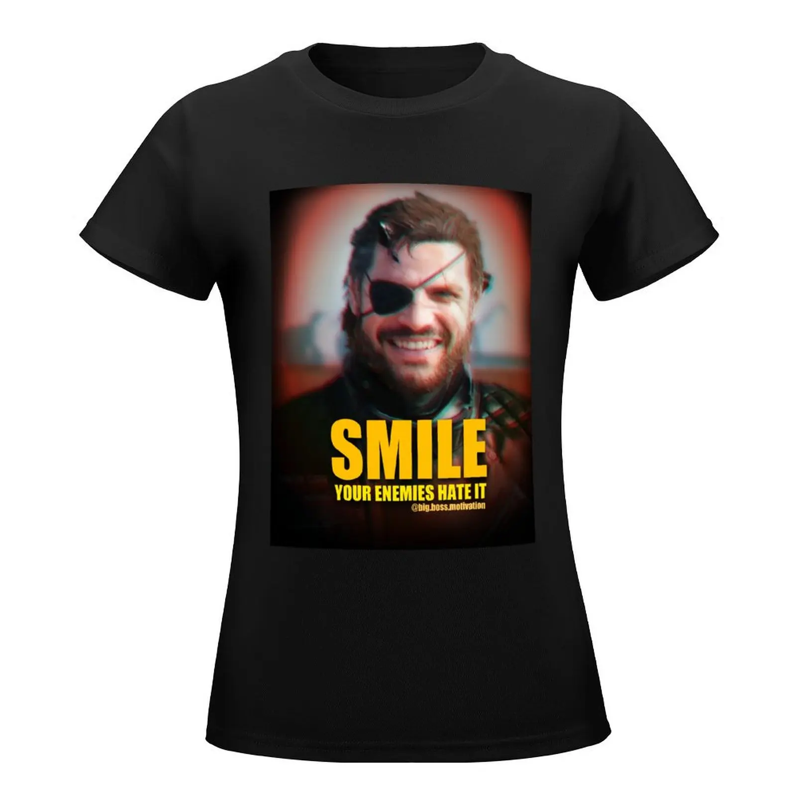 SMILE! YOUR ENEMIES HATE IT! T-Shirt female korean fashion Womens graphic t shirts