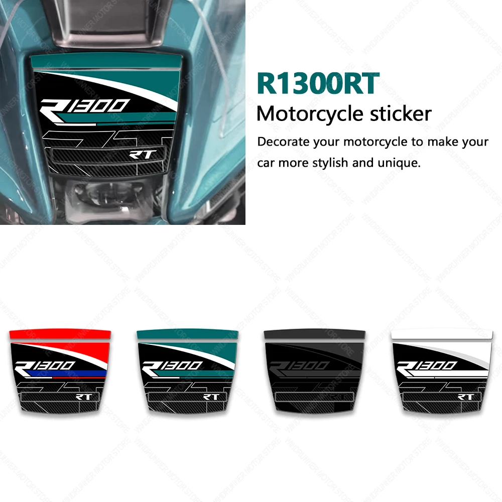 

For R1300RT R 1300RT 3D Resin Protective Sticker Motorcycle Above the Front Headlights Stickers Waterproof Protective Sticker