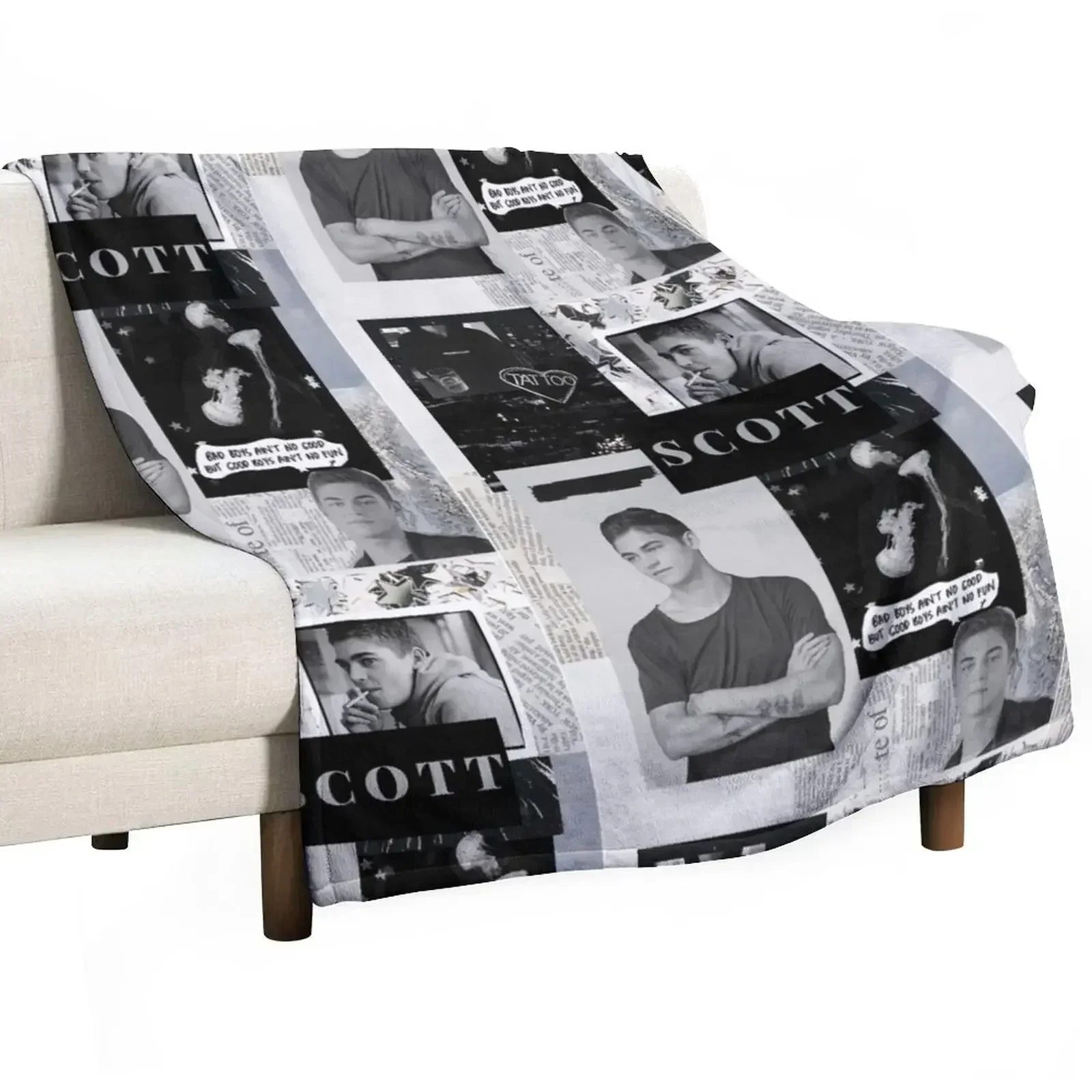 Bad boys ain't no good but good boys ain't no fun (Hardin Scott/Hero Fiennes Tiffin) Throw Blanket Cute Thins Blankets