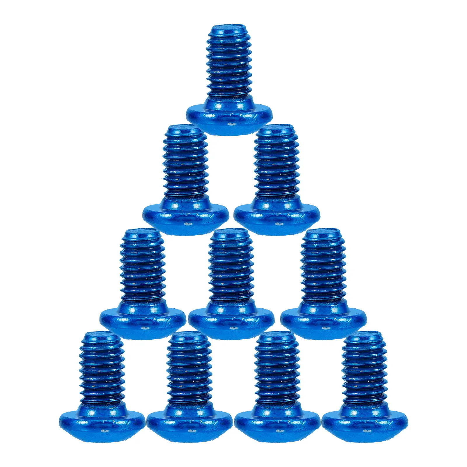 10Pcs Bicycle Disc Brake Bolts Stainless Steel Brake Disc Fixed Screws for Enhanced Safety Quick Installation Color